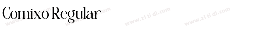 Comixo Regular字体转换